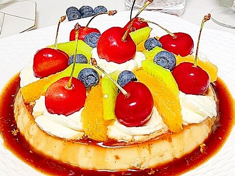 大きいプリンア ラ モード レシピ 作り方 By ひろしん2 楽天レシピ 大きいプリンア ラ モード レシピ 作り方 By ひろしん2 楽天レシピ
